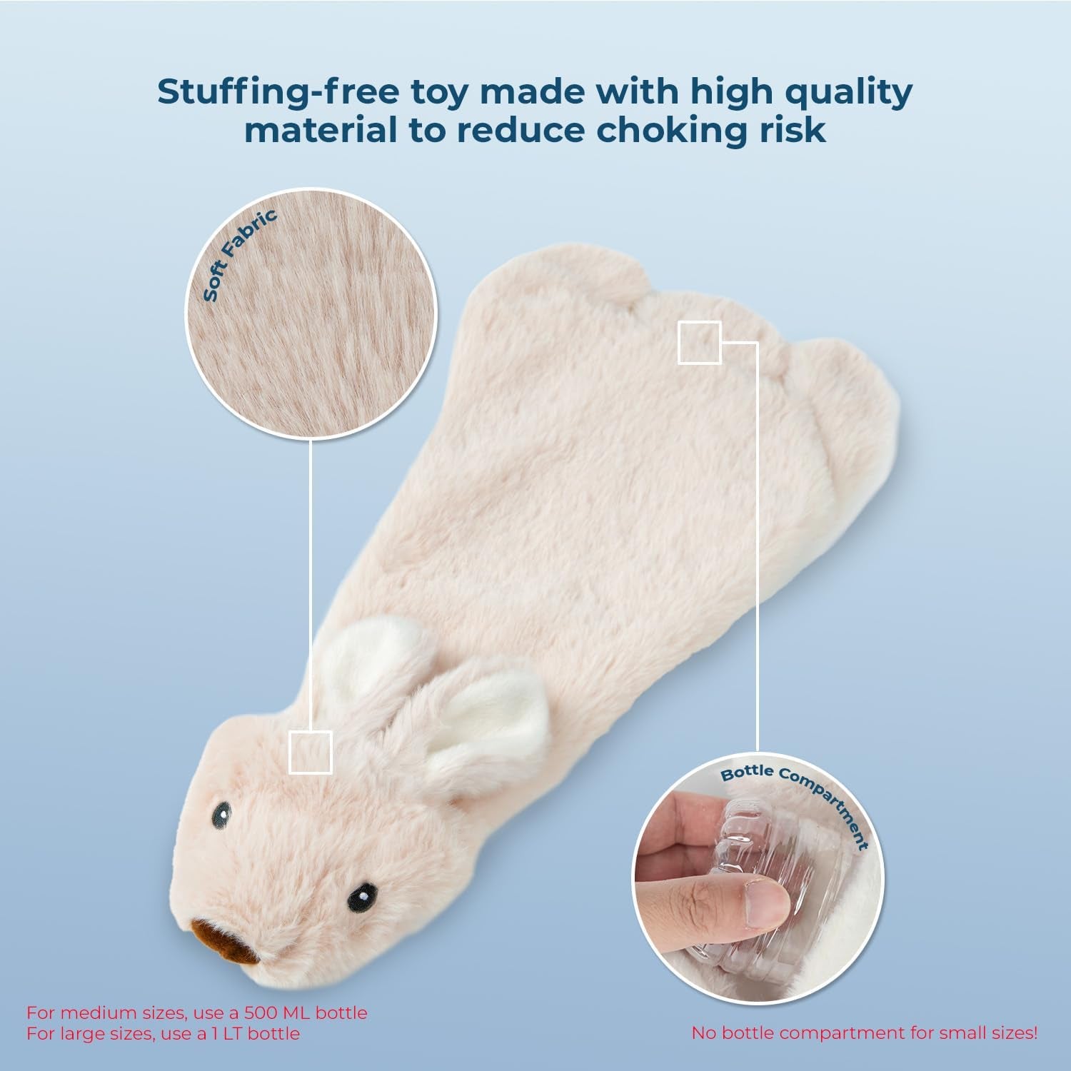 Engaging Premium Squeaky Dog Toy - Ideal for All Breeds, Soft Plush Fabric for Safe Indoor Fun