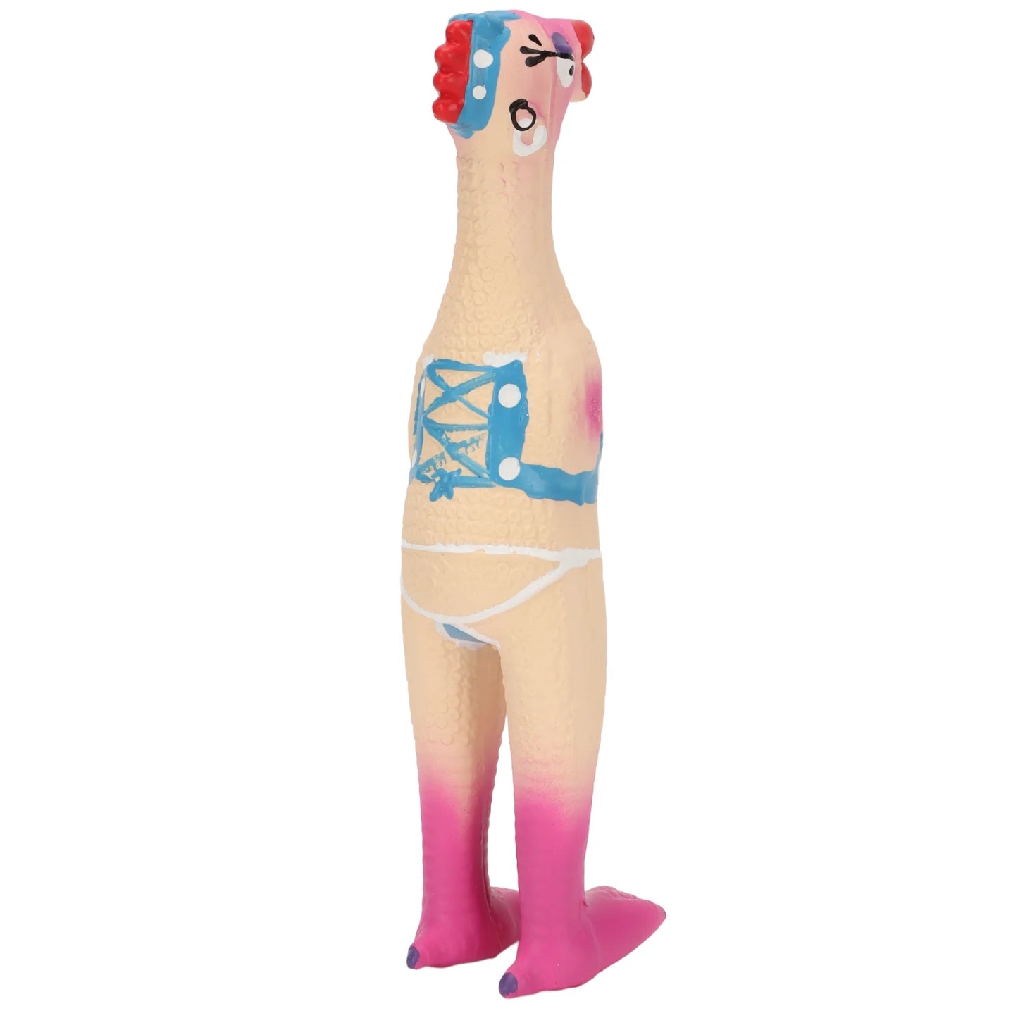 Exciting Squeaky Chicken Dog Toy - Durable, Bite-Resistant Fun for Dogs of All Sizes!