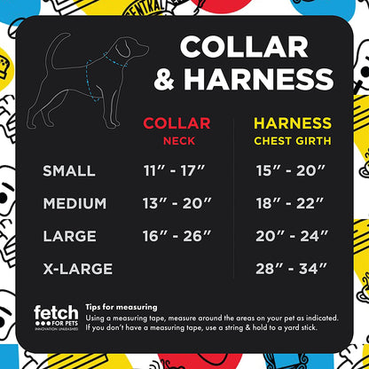 Friends Merchandise: Premium Dog Collar for Medium Dogs, Black with D-Ring